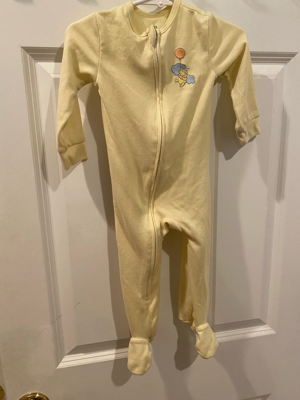 Winnie the Pooh footie onesie 9 months